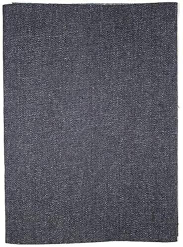 Jajasio 1 Jeans Flicken zum Aufbügeln 100% Baumwolle Bügelflicken Jeans Patches 43 x 20cm ? XXL schwarz Jeans Reparatur Flicken