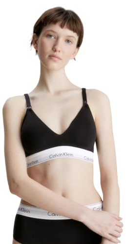 Calvin Klein Damen Still BH Maternity Bra Stretch, Schwarz (Black), M