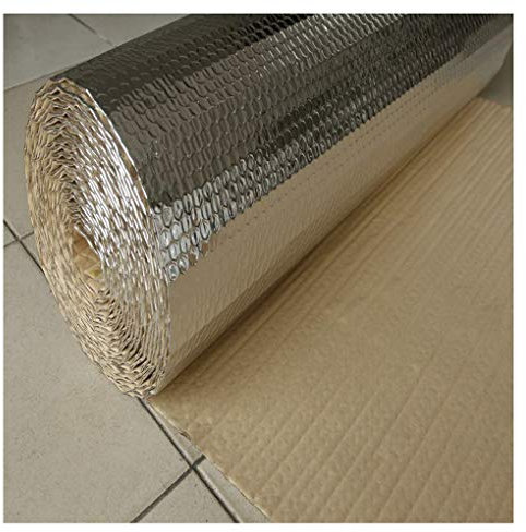 Vapour Barrier Loft Foil Insulation Thermal Insulation Aluminium Foil Membrane For Walls Floors Roofs Insulating Wrap Easy Install Bubble Foil Insulation Radiator Insulation Foil Save Energy Self-adhe