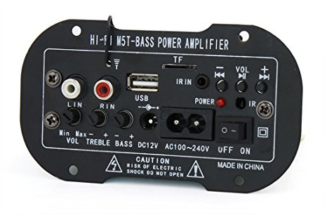 Ruilogod DC 12V HIFI Audio Stereo BASS Amplificatore digitale Amplificatore digitale per auto auto