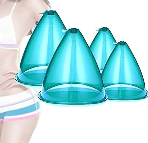 Coppe per La Terapia del Vuoto per Il Sollevamento dei Glutei, Accessori per La Coppettazione del Vuoto, Ventose per Coppettazione Premium Extra Large Coppe per L'anca per Il Massaggio del Corpo
