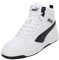 PUMA Unisex Rebound V6 Sneaker, White Black, 44.5 EU