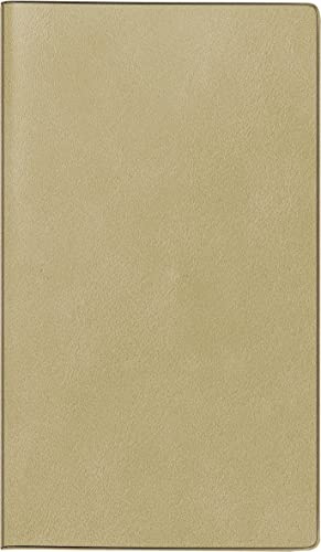 rido/idé Wochenkalender Modell Taschenplaner int. 2024 2 Seiten = 1 Woche Blattgröße 8,7 x 15,3 cm hellbraun
