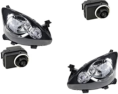 Johns, Scheinwerfer passend für Toyota Aygo B10 07/05- H4 Links Rechts inkl. Stellmotor