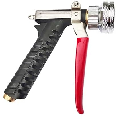 RZXBB Garten Hochdruck Gartenbraus,Garten-Sprühpistole Metall Hochdruck Spritzpistole,Multifunktion Garten HandBrause,Garten Wasserspritze Gartenschlauch,Für Bewässerung Rasen,Autowaschen