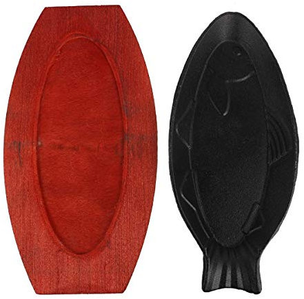 OQHAIR Padella per friggere Le Uova Piatto da Portata per Pesce Ghisa Ghisa per Pizza Ghisa per Pizza Padella per Pizza in ghisa Padella per friggere in ghisa Padella per Pane di Mais Pad