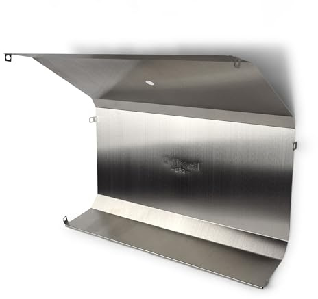 Grillrost.com Das Original Hitzeschild | Doppelwandiger Deckel Napoleon Rogue 425 (hoher Deckel) - Effizienter Grillen Dank isoliertem Deckel