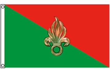 Stormflag Flagge Fremdenlegion, 90 x 150 cm, Polyester, 90 g, mit Ösen und Doppelnähten