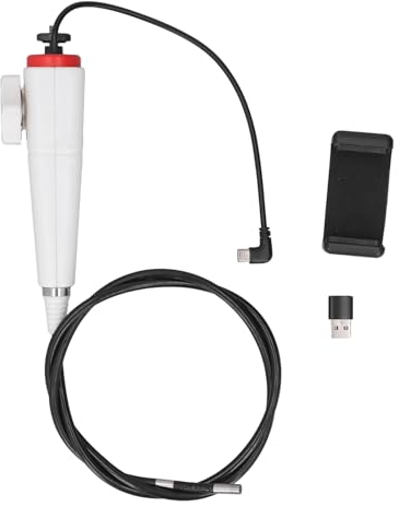 Zwei-Wege-Gelenk-Endoskop, 180-Grad-Hand-HD-Industrieendoskop mit Inspektionskamera mit 6 Mm Durchmesser, US-Stecker 100–240 V