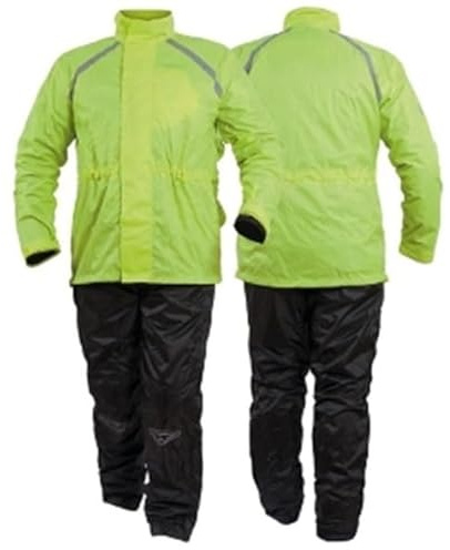 e-bikers COMPLETO ANTIPIOGGIA IMPERMEABILE GIACCA E PANTALONE MOTO SCOOTER (XL)
