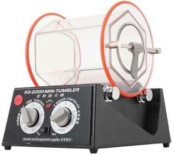 SUDEG Polisseur de Bijoux,Tambour de polissage Polisseuse rotative 5KG