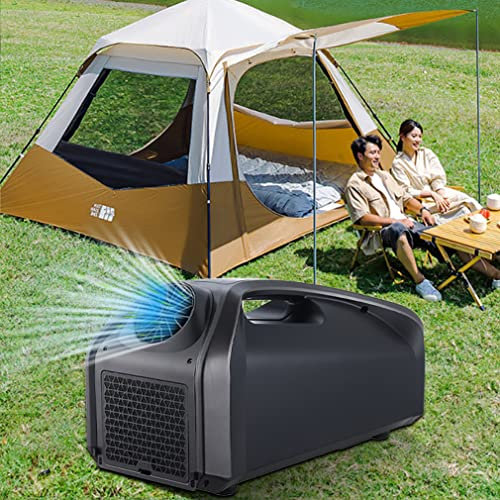 RV Aire, Acondicionador de Aire Acondicionado Portátil, 24V al aire libre, Aire Acondicionado, Tienda de campaña Móvil Refrigerador de Aire, 16℃-30℃, 3 Velocidad del Viento Bajo Consumo de Energía Pa