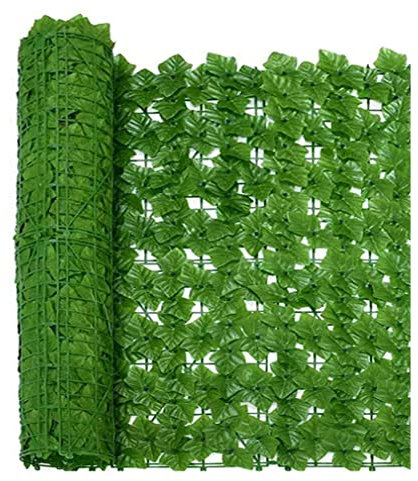 Künstliche Efeu Hecke Sichtschutz Versorgung Landschaftszaun Leitplanke Netzzaun Gefälschte Blume Baum Blatt Eisenhaut Isolationszaun LXTINGDP240608(Size:200x600cm)