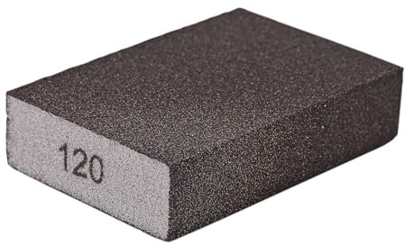 10x Schleifschwamm P120 - mittel | Schleifblock, Schleifklötze, Schleifpads | zum Schleifen von Lacken, Farben, Spachtelmassen, Holz, usw...