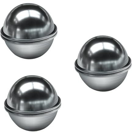 NUOBESTY 6stücke Metall Badekugel Formset Für Badebomben Für Herstellung Von Badespaß Aus Hochwertigem Material Vielseitig Einsetzbar Für Mehr