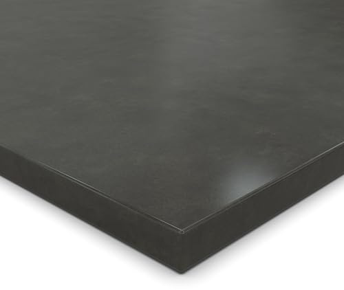 AUPROTEC Dekorplatte 19 mm Beton Terragrau 30x90 cm – rundum ABS-Kante, pflegeleicht & robust für Regale, Möbel, Innenausbau