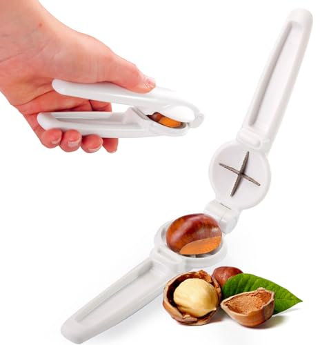 Avilia Taglia Castagne in ABS e Lama in Acciaio Inox 17x5x4 cm - Design Ergonomico per Incidere la Buccia delle Castagne - Sicuro e Facile da Pulire