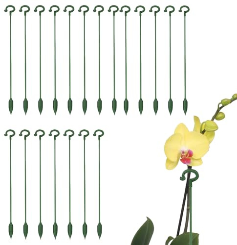 20 Stück Pflanzstab,Pflanzenstab,Pflanzenhalter,Pflanzen Stütze,Rankstäbe,Pflanzstäbe,Pflanzenstützen,Stäbe für Pflanzen,Rankhilfe Zimmerpflanzen,Tomaten Rankhilfe,Plant Support Stick,Orchideenstäbe