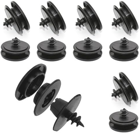 QZKJQDD 10 Stück Auto Fußmatten Clip, Befestigungsclips für Autoteppiche, Fußmatten Halter, 3-in-1 Universal Befestigungsclips für Autoteppiche, Auto Fussmatten Fixclips, Befestigung am Autoteppich