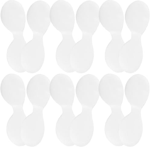 Homoyoyo Masques Yeux DIY Lot de 100 Feuilles en Papier Non Tissé Léger et Absorbant pour Soins Oculaires Lors de Voyages et Spas
