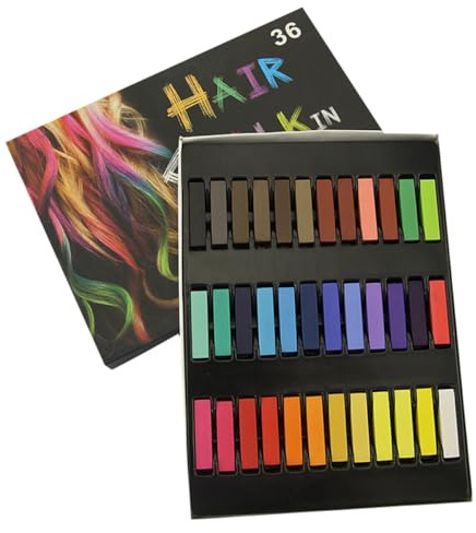 VALICLUD Hair Chalk Disposable Washable Temporary Hair Dye Pens for One Dyeing Chalk Use as Balayage Dye Kit for Adults and Boys and Girls
