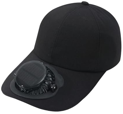 Gorra con Ventilador Solar,Protección para Cabeza para Deportes al Aire Libre | Gorra de Verano para el Sol | para Jardineras Dores Golfistas Senderismo Playa Deportes Conciertos Parques Ciclismo