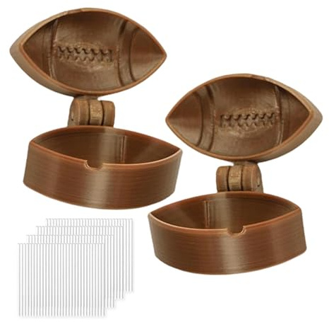 Football Cake Pop Mold - 2 Piece Food Grade Reusable Set | Includes 100 Sticks for Easy Baking Fun Perfect for Birthday Party Wedding Holiday Classroom Home Kitchen Dessert Treats Celebration