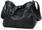 Crossbody Shoulder Bag for Women Multi Pocket Messenger Bag Soft PU Leather Cross-Body Handbags for Ladies, Ladies Shoulder Bag Black, Taille unique, Lightweight