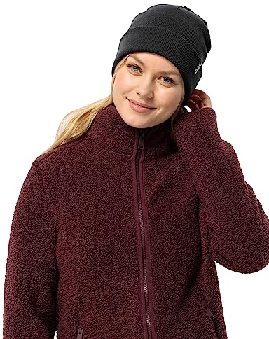 Jack Wolfskin Unisex Rib Beanie-Mütze, Black, One Size