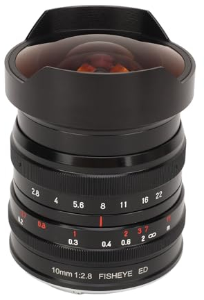 F2,8 10 Mm Weitwinkel-Fischaugenobjektiv, 178 Weitwinkel-Fischaugenobjektiv mit Manuellem Fokus und Vollformat, für Nikon Z6 Z7 Z50-Kamera