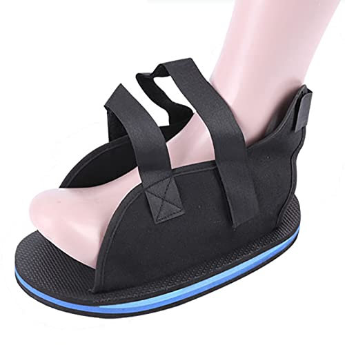 Pie de Zapato de Yeso, Bota de Yeso para Caminar médica/quirúrgica para pie o Dedo Roto, con Correas Ajustables, para recuperación de fracturas, Soporte y Sandalia ortopédica, Universal para