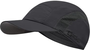 Jack Wolfskin Unisex Vent Cap Baseballkappe, Phantom/Black, Einheitsgröße EU