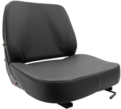 Siège universel pour chariot élévateur, dossier réglable, siège rembourré avec suspension pour véhicules à chaîne et chariot élévateur, siège conducteur