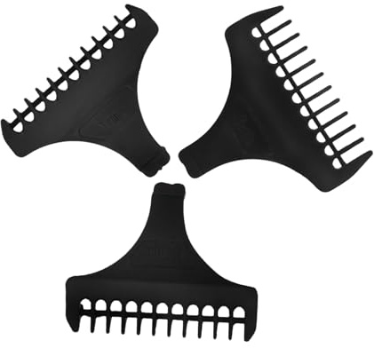 SOESFOUFU Peines Limitadores para Cortadora De Cabello 3 Piezas 1mm 1,5mm 3mm Protectores Prácticos para Cortes Precisos Profesionales Uso Doméstico