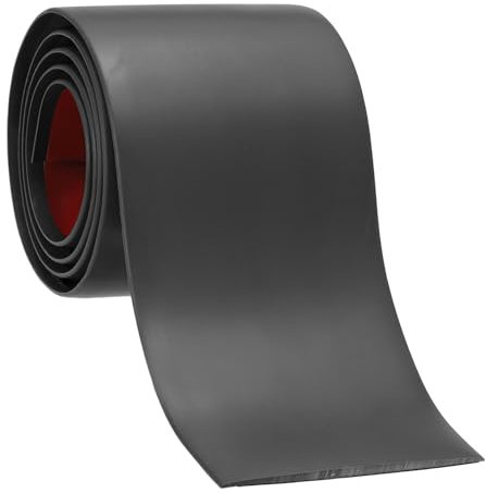 PATIKIL Self Adhesive Floor Transition Strip 76 mm x 1 Meters, Vinyl Laminate Floor Flat Divider for Joining Floor Gaps Doorways Carpet Cover Floor Tiles Black