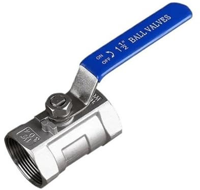 Generisch 1/4 3/8 3/4 1 1-1/41-1/2 2” Bs T Edelstahl SS304 Rohrkugelhahn Innengewinde Sanitär EIN-AUS Kugelhahn gerade(3/4)