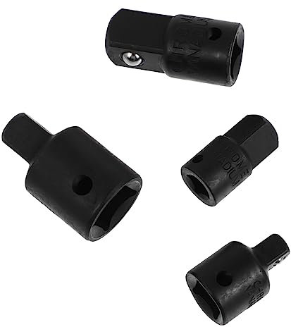 DOITOOL 4pcs Professional Socket Converters Sleeve Adapter Set for Drive Socket Set Ball for Practical Use