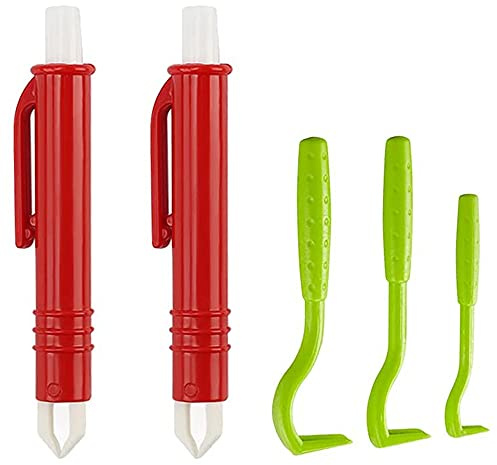 Pqahffowr Fästingpincett för hundar, katter, barn, set 3, fästingkrokar och 2 set, fästingpincett, fästingtång, enkel och borttagning av fästingar