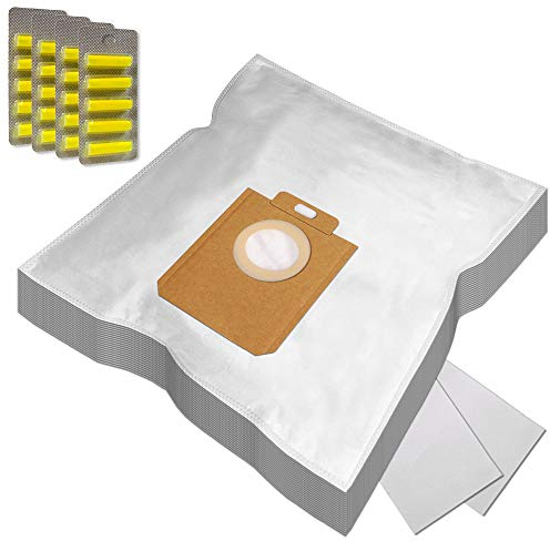 PakTrade 20 Air Fresheners + 20 Vacuum Cleaner Dust Bags For HUGIN HN 7012 Titan