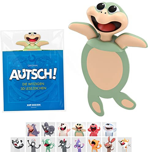 KXT Original AUTSCH! Die witzigen 3D Lesezeichen Tiere (Meeresschildkröte)