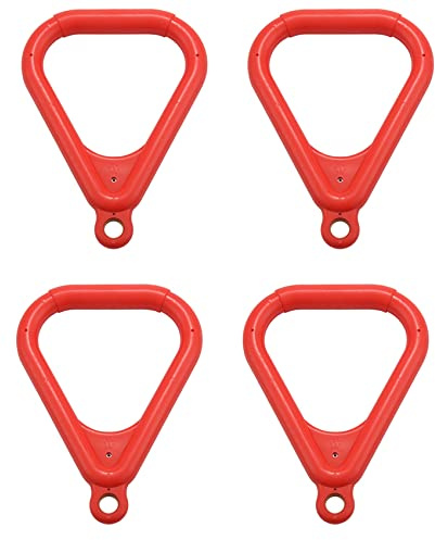 Gathukila 8 Stück Trapez Ring Schaukel Set Spielplatz Trapez Bar Gym Monkey Bar Ring Trapezring Trapezring