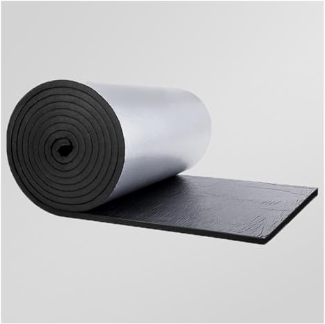 Medium Density Foam Padding,Self-Adhesive Aluminum Foil Sound Insulation Cotton,Radiator Reflector Panels,For Loft,Wall,Home, Caravan,Attic,Energy Saving，Easy To Cut ( Color : 30MM(THK) , Size : 1m² )