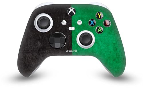Head Case Designs Offizielle NHL Halb beunruhigt Dallas Stars Vinyl Haut Gaming Aufkleber Abziehbild Abdeckung kompatibel mit Xbox Series X/S Controller