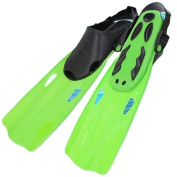 AYWTIUN Flossen Schnorchelflossen, Schwimmflossen mit offener Ferse und verstellbaren Schnallen, Kurze Flossen in Reisegröße for Schwimmen, Tauchen, Schnorchelflossen(M-01)