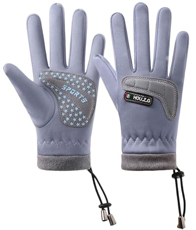 Softshell Handschuhe Kinder Warm Winter Winddicht Winterhandschuhe Schneehandschuhe Unisex Gefüttert Handschuhe