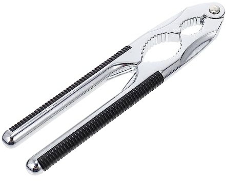 Alipis Stainless Steel Walnut Cracker Nutcracker Crab Claw Tool Comfortable Handle for Seafood
