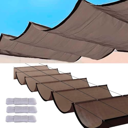 YSZBD Einziehbare Welle Sonnensegel Wasserdicht Sonnensegel Einziehbar TerrassenüBerdachung Sonnenschutz Pergola Dach Pergola Markise(#1,1.2x3M)