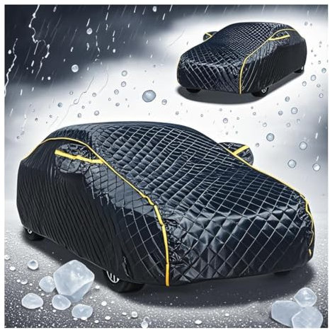 Bâche Voiture Anti Grêle pour BYD Han,Housse de Protection de Voiture épaisse et rembourrée à 5 Couches, imperméable, Anti-poussière, Anti-UV