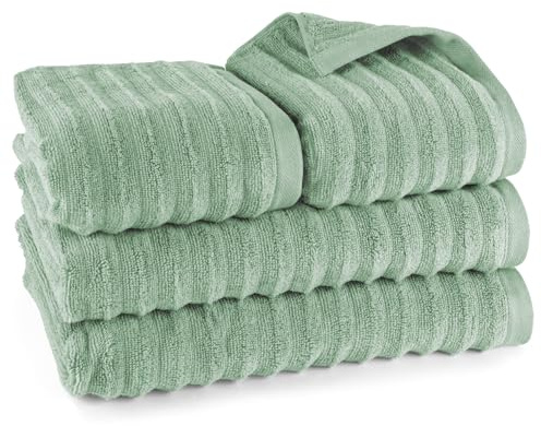 Pure Label Handtücher Set 4-TLG 2x70x140 2x50x100 Salbeigrün | Weich, saugstark und pflegeleicht – für ein angenehmes Gefühl jeden Tag