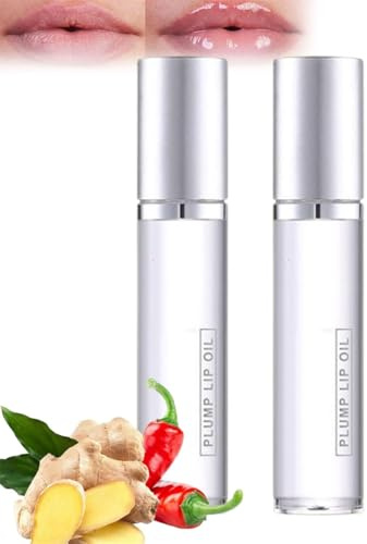 Nuvary Lip Plumper, Nuvary Spicule Plumping Lip Shot,Hyaluronic Acid Lip Plumper,Korean Lip Plumper Extreme,Moisturizing Long Lasting Plump For Chapped Cracked Dry Lips (2 Pcs)